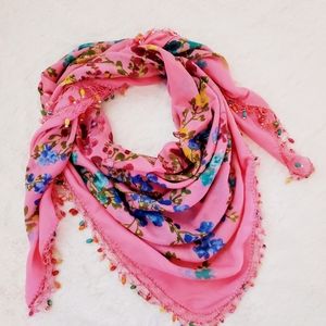 Exotic Handmade Needle Lace Scarf
